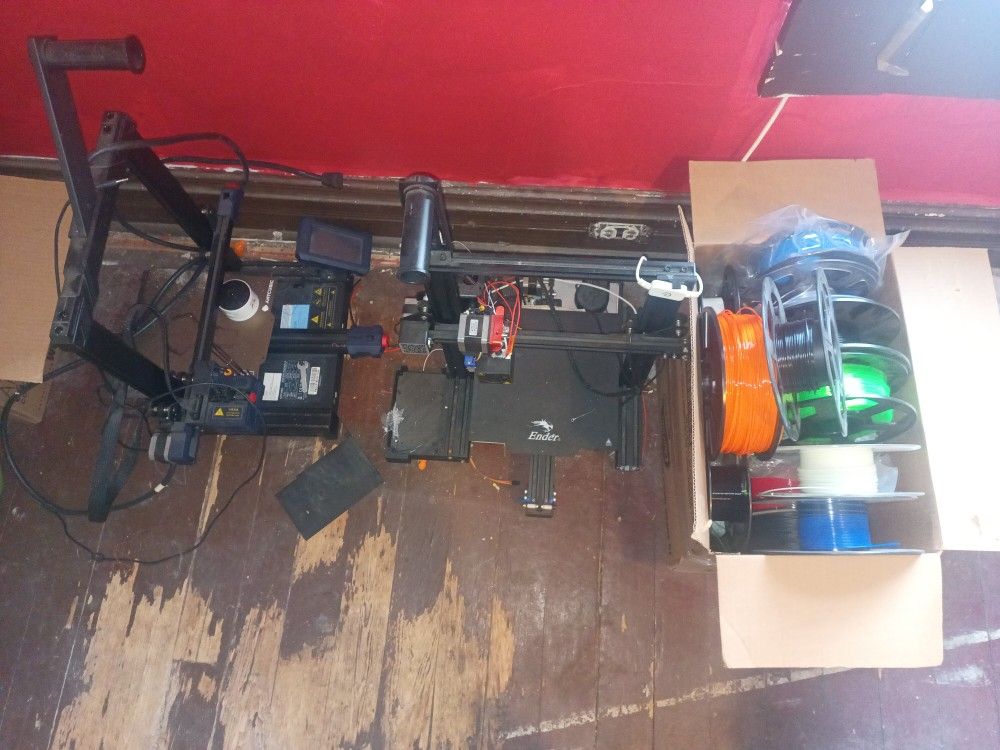 3f Printers, Extra Parts, Filament