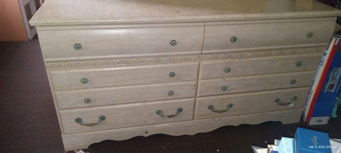 Natural Beige Bedroom Furniture Set