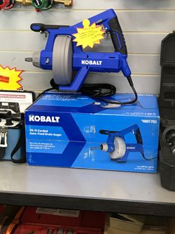 Kobalt drain auger