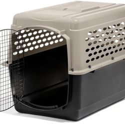 NEW NEVER USED - Petmate Vari Dog Kennel - Portable Dog Crate, Kennels and Crates for Pets, Taupe & Black, Made in USA, 40" , For 70-90lbs Pets
