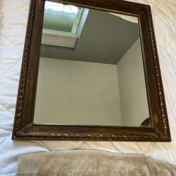 Beautiful Antique Heavy Mirror