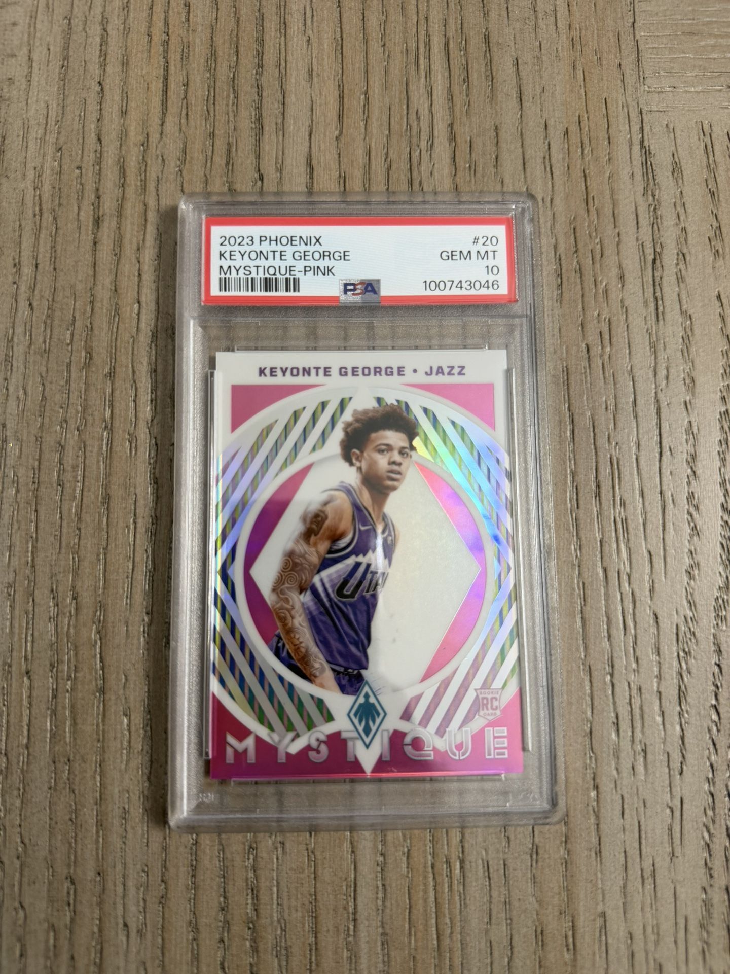 2023 Phoenix Keyonte George Mystique Pink – Rookie – PSA 10 GEM MINT – Serial Numbered /99