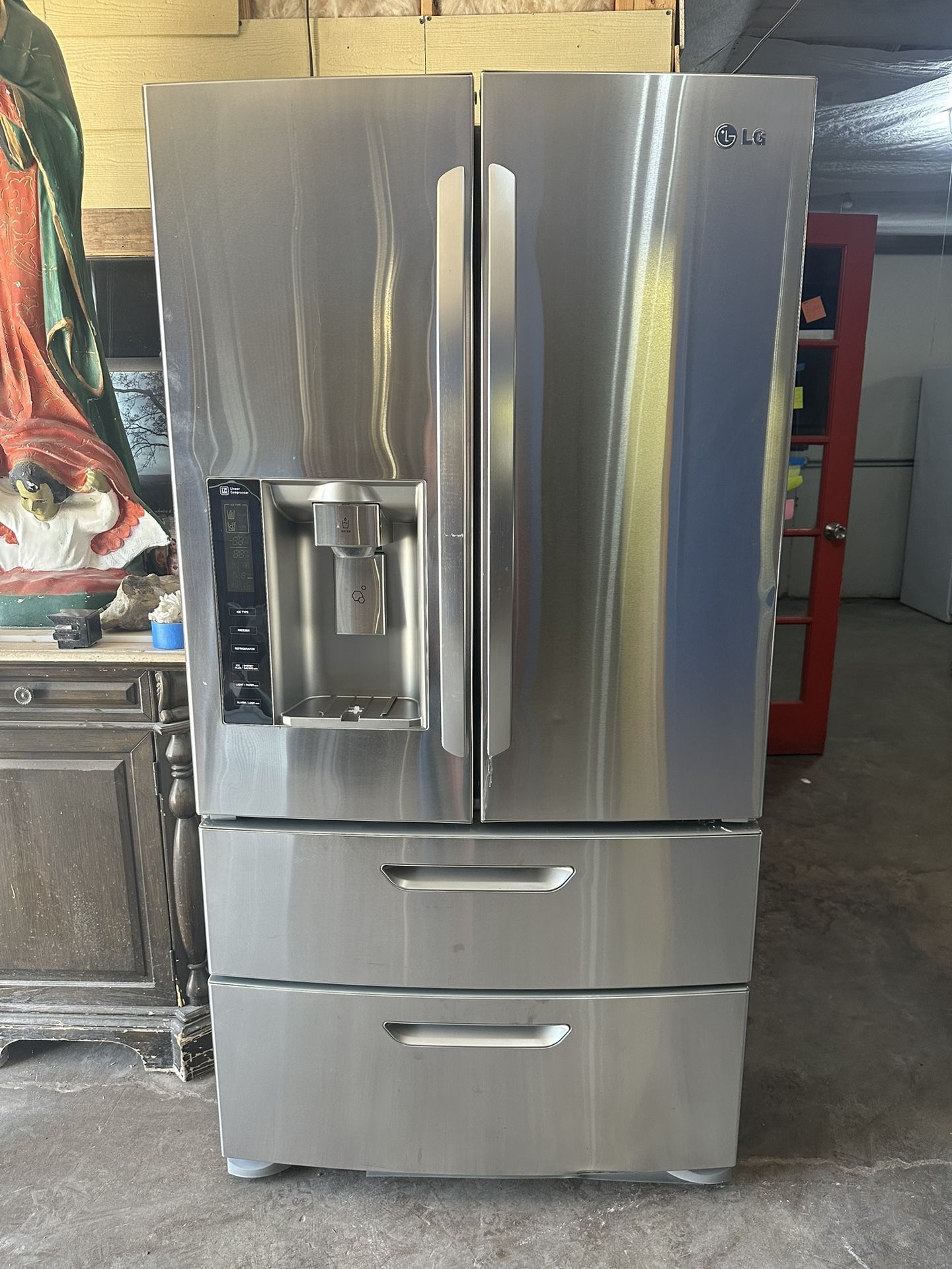 Refrigerator LG 4 Door Stainless Steel 