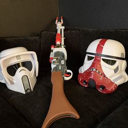 Star Wars the Black series 2 Helmet mandalorian/blaster