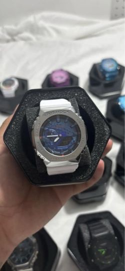 Casio G-Shock Watch White with Blue Dial ONLY IM PHILLY
