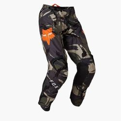 New Fox X Rag& Bone Collab 180 Camo Moto Pant sz 32 (Fits 30) Cost $220, 