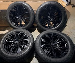 255/50 R19 Kuhmo Tires on RTX Blacked Out Wheels