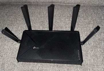 TP-Link BE5000 Dual Band Wi-Fi 7 Router + (2) BE6500 Range Extenders