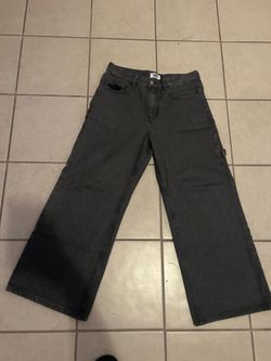 Dem Pants size 32 medium waist, color- dark grey
