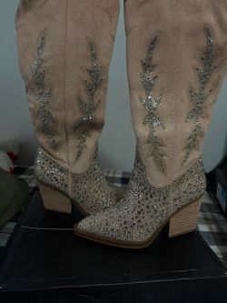 Botas vaqueras con diamantes