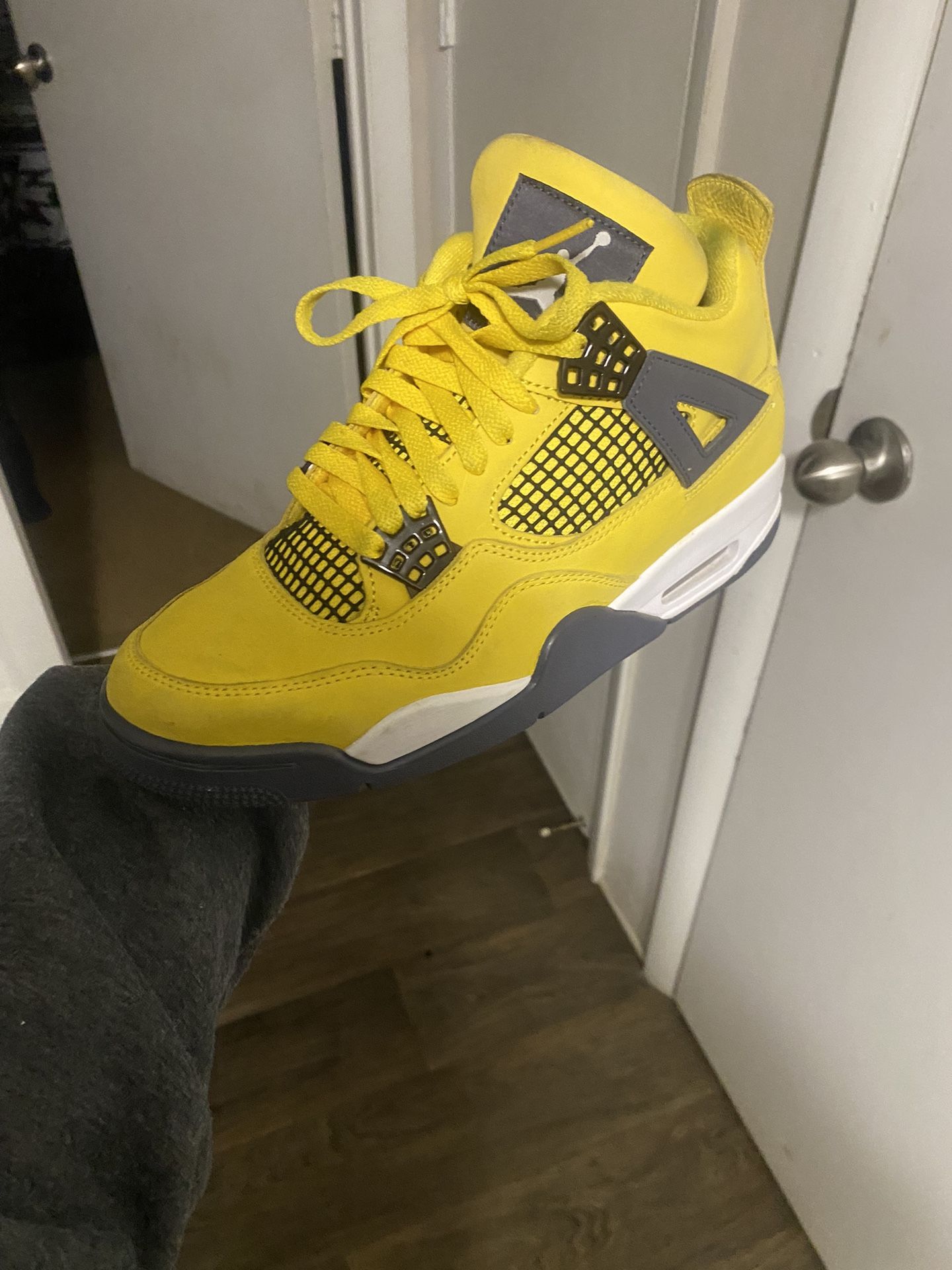 Yellow Lightening Jordan 4s