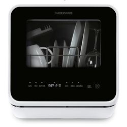 Farberware FDW05ASBWHA Complete Portable Countertop Dishwasher 