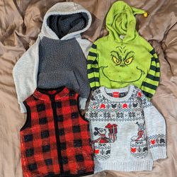 4T Set of 3 Sweaters & 1 Vest