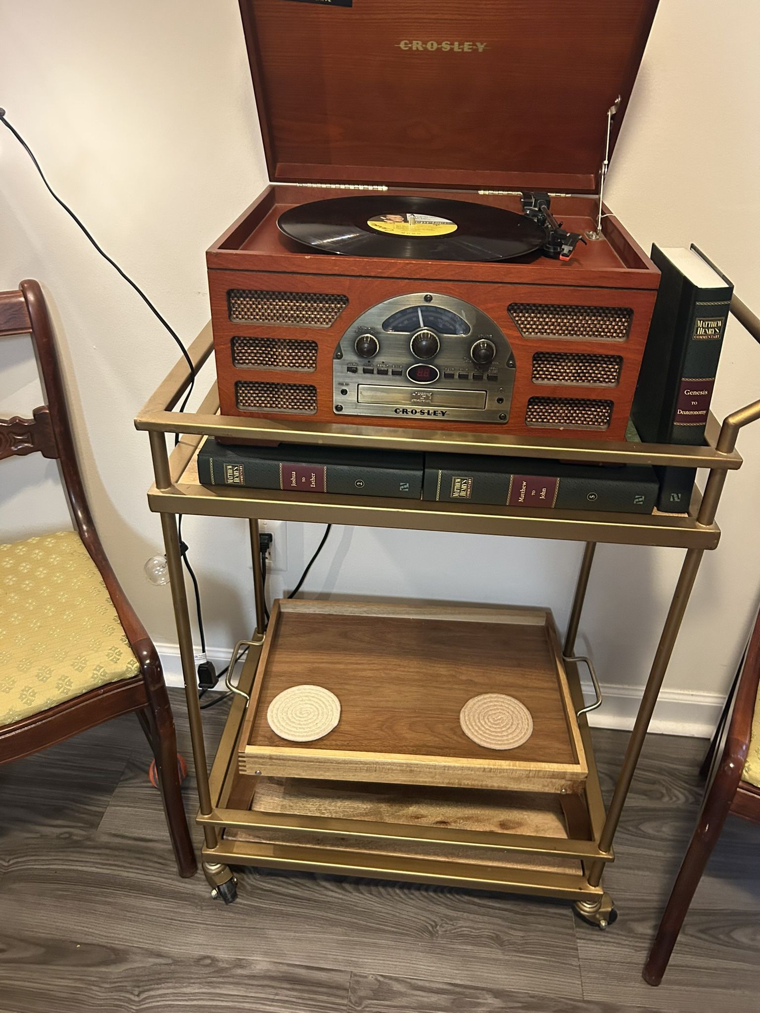 Gold Bar Cart