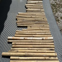 50 Solid Bamboo Wooden Poles 