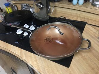 Simply Ming 13” Wok With Glass Lid