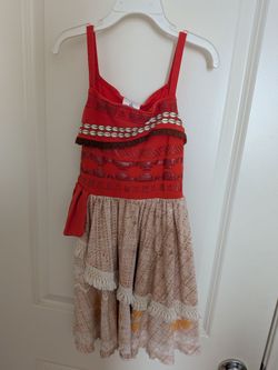 Disney Moana Dress Kids Size 5/6