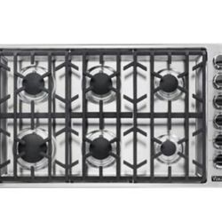 Viking - Professional 5 Series 36.7" Gas Cooktop - Stainless Steel
