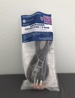New Dishwasher power cord
