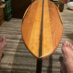 Custom surfboard table