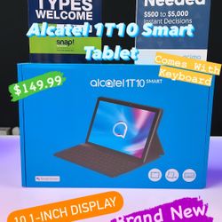 Alcatel 1T10 32gb Smart Tablet + Keyboard ***NEW***