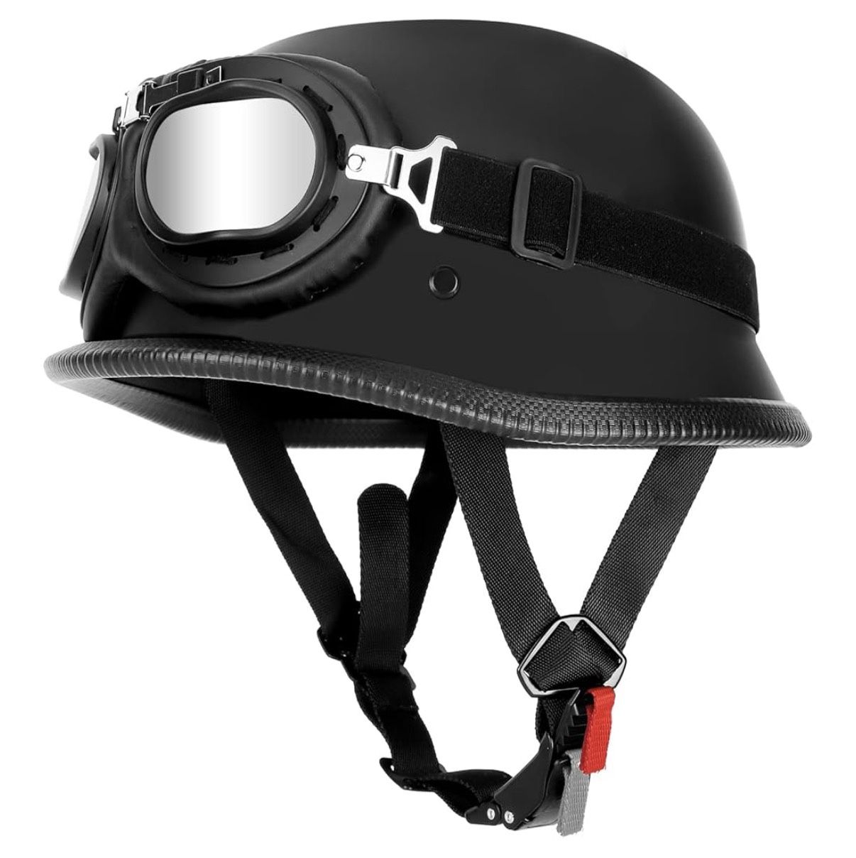 Helmet Half Shell German Motorcycle / Cycling Glasses - DOT Approved Size L