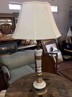 Vintage Marble Lamp