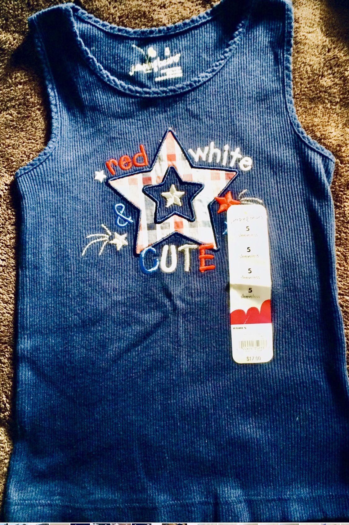 New With Tags‼️Size 5T Tank Top🇺🇸🇺🇸
