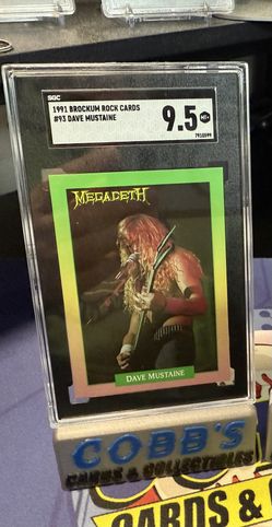 1991 BROCKUM ROCKCARDS 93 DAVE MUSTAINE 