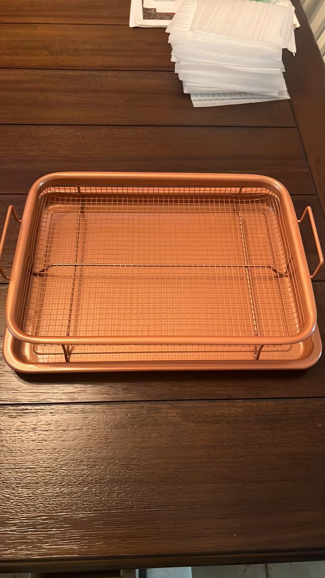 Copper Chef Air Fryer Basket Tray Cooking Set