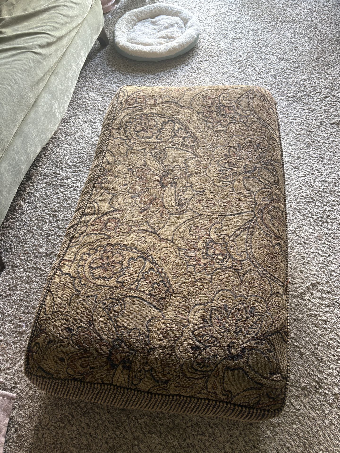 VINTAGE BOHO OTTOMAN 