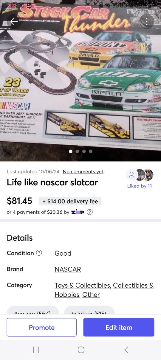 Life Like Nascar Slotcar