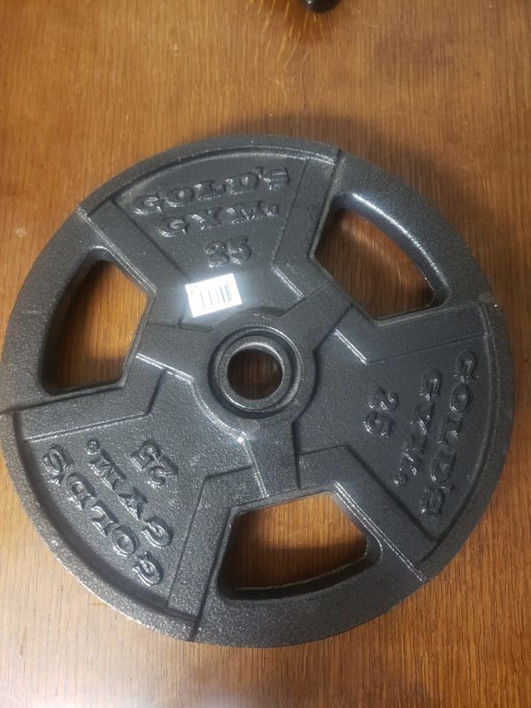 golds gym 45lb plates