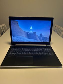 Hp probook 455 g5 laptop computer  AMD A10-9620 RADEON R5 4GB RAM, 128GB SSD Microsoft office installed. Windows 11 pro.  Battery life 50% No trades. 