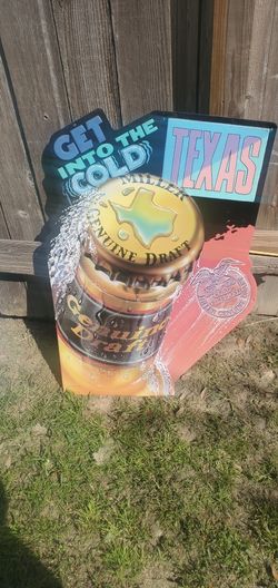 Miller Genuine Draft Beer Sign 