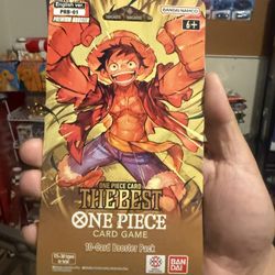 One piece the best sleeved booster pack new