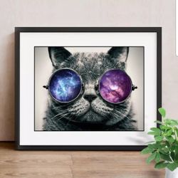 Cool Cat Diamond Art Kit 