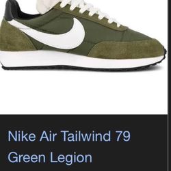 Nike Air Tailwind 79 Green Legion
