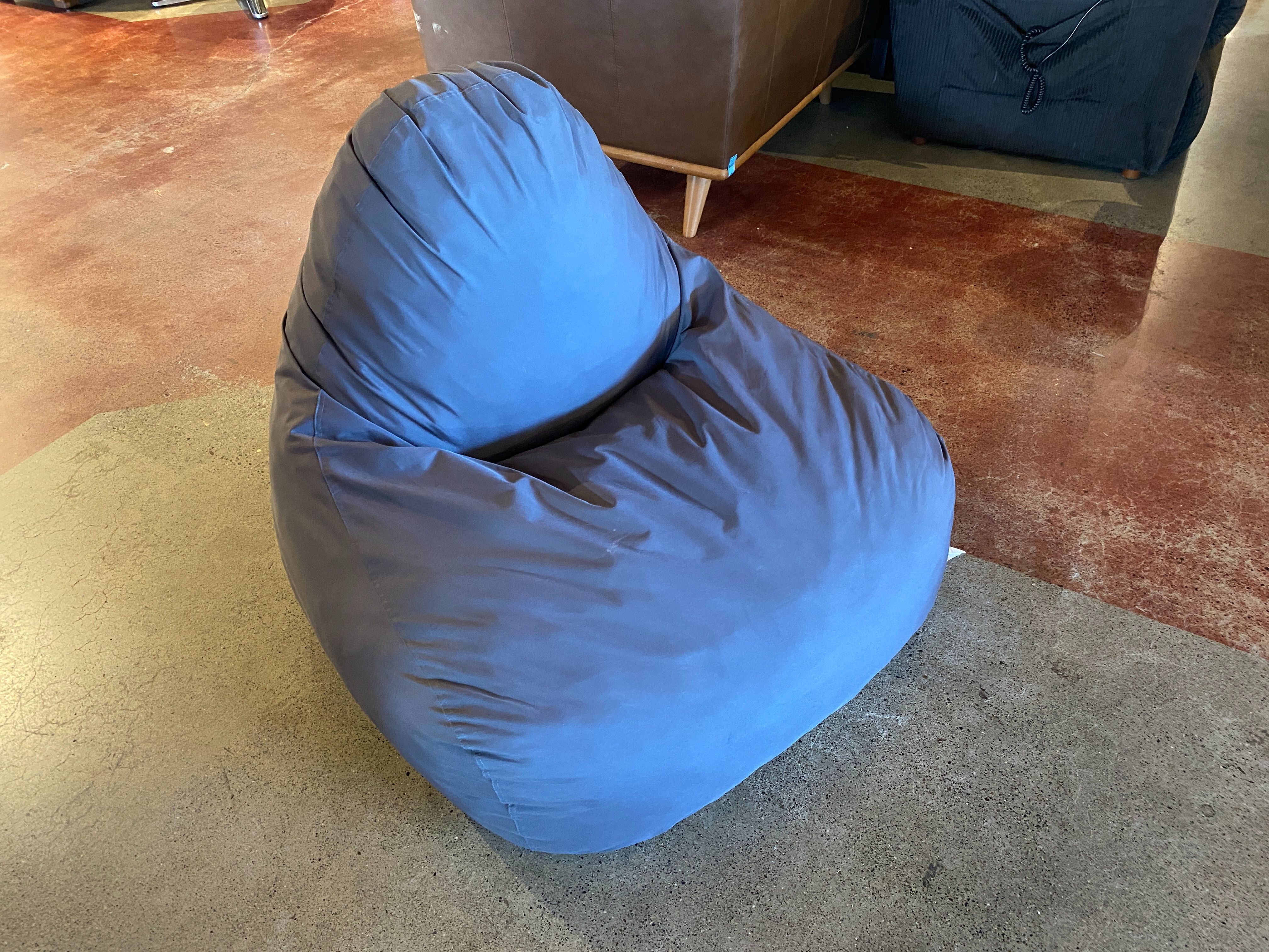 LUCID Oversized Shredded Foam Lounge Chair – Charcoal