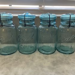 Ball Ideal Vintage Mason Jars (4)