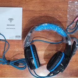 New! Gaming Headset Noise Canceling Over Ear Headphones With Mic