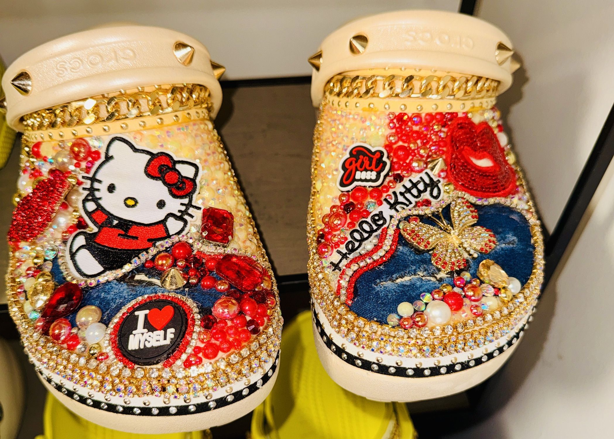 ✨ Custom Handcrafted Bling Crocs – One-of-One Designs ✨