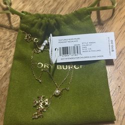 Gold Tory Burch necklace
