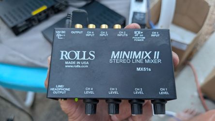ROLLS MADE IN USA
MINIMIX II STEREO LINE MIXER MX51s