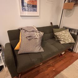 Green teddy Futon 