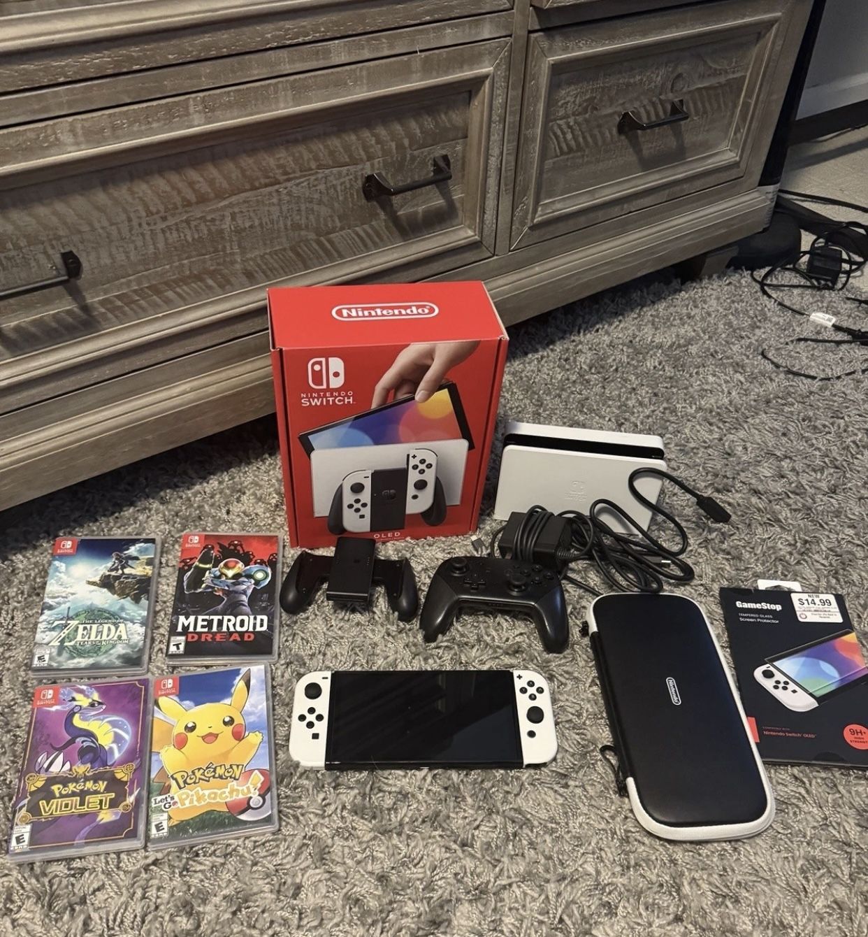 OLED Model HEG-001 Handheld Console - 64GB - White
