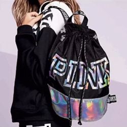 Vs Pink iridescent suckle Backpack