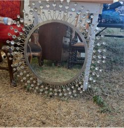 Elegant Silver Wall Mirror