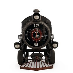 Brand New In Box. The Barrel Shack™ - The Conquest - Handmade Train Clock Retails $1,280