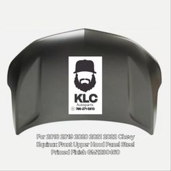 For 2018 2019 2020 2021 2022 2023 2024 Chevy Equinox Front Upper Hood Panel Steel Primed Finish